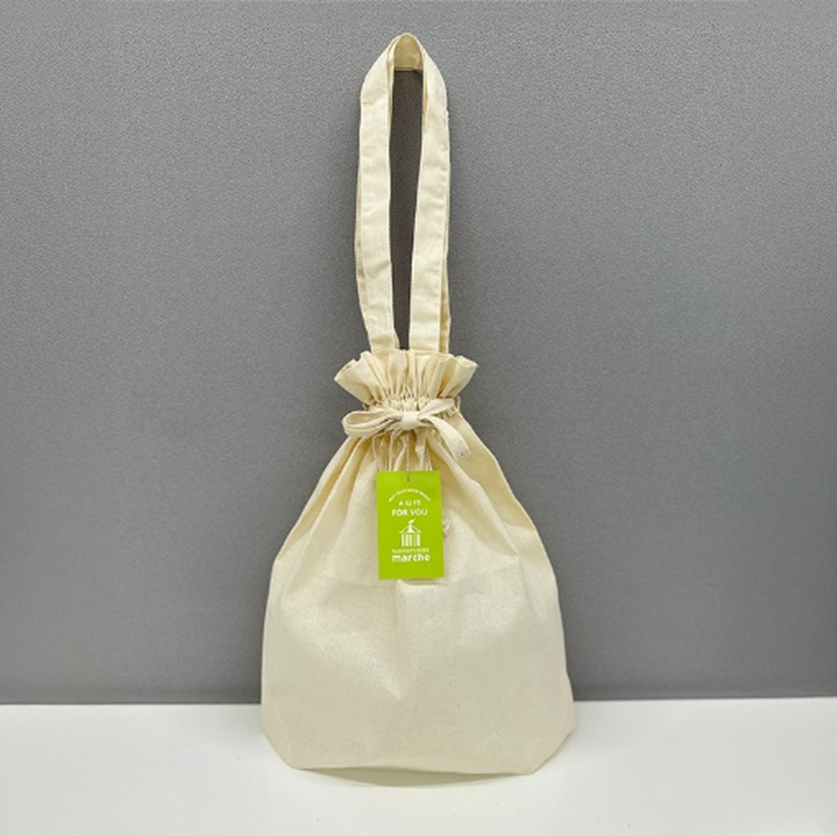 Lサイズの巾着の写真