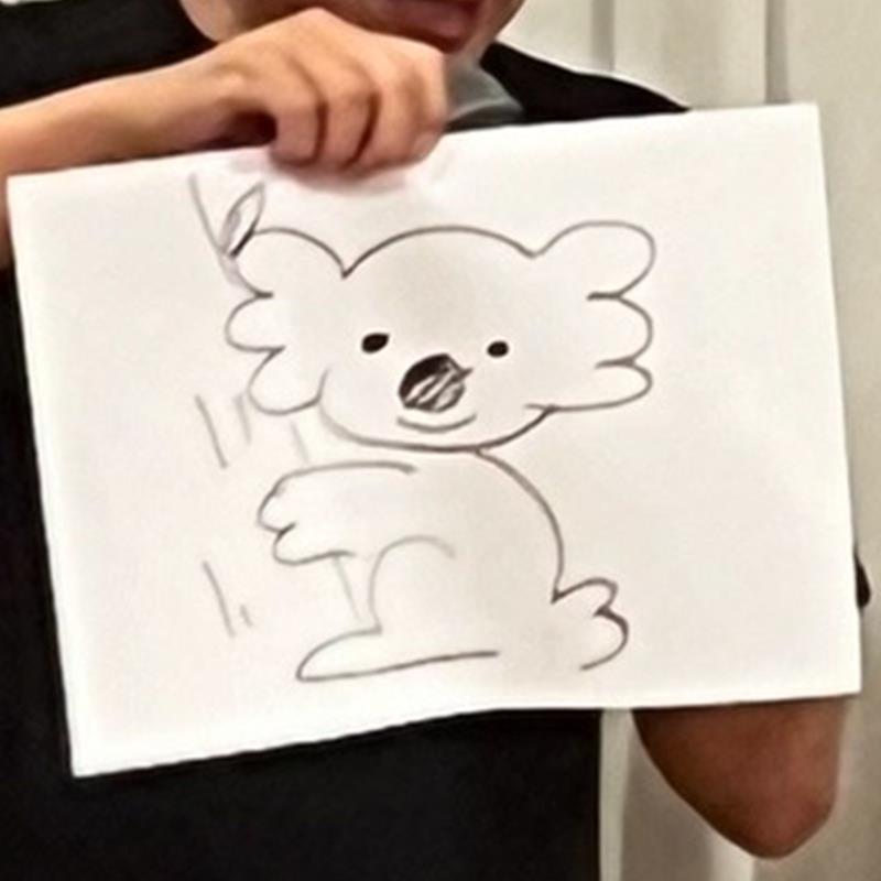 コアラの絵